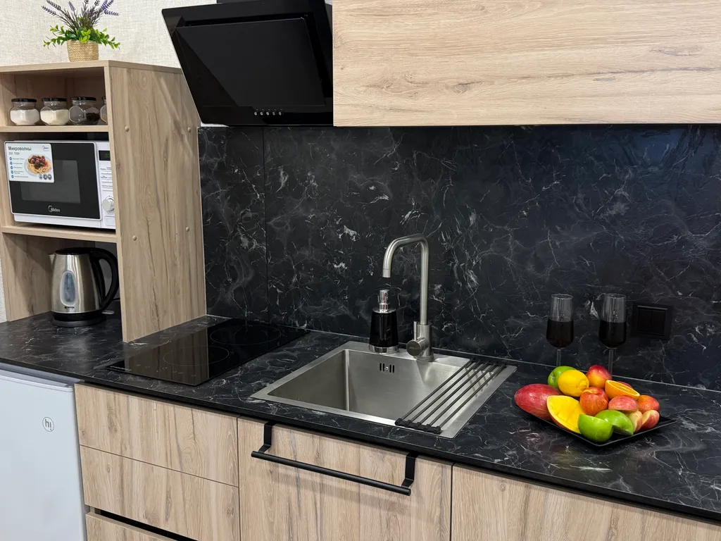 Квартира Квартира Дизайн-студия с зоной релакса и видом на ночной город — Новосибирск