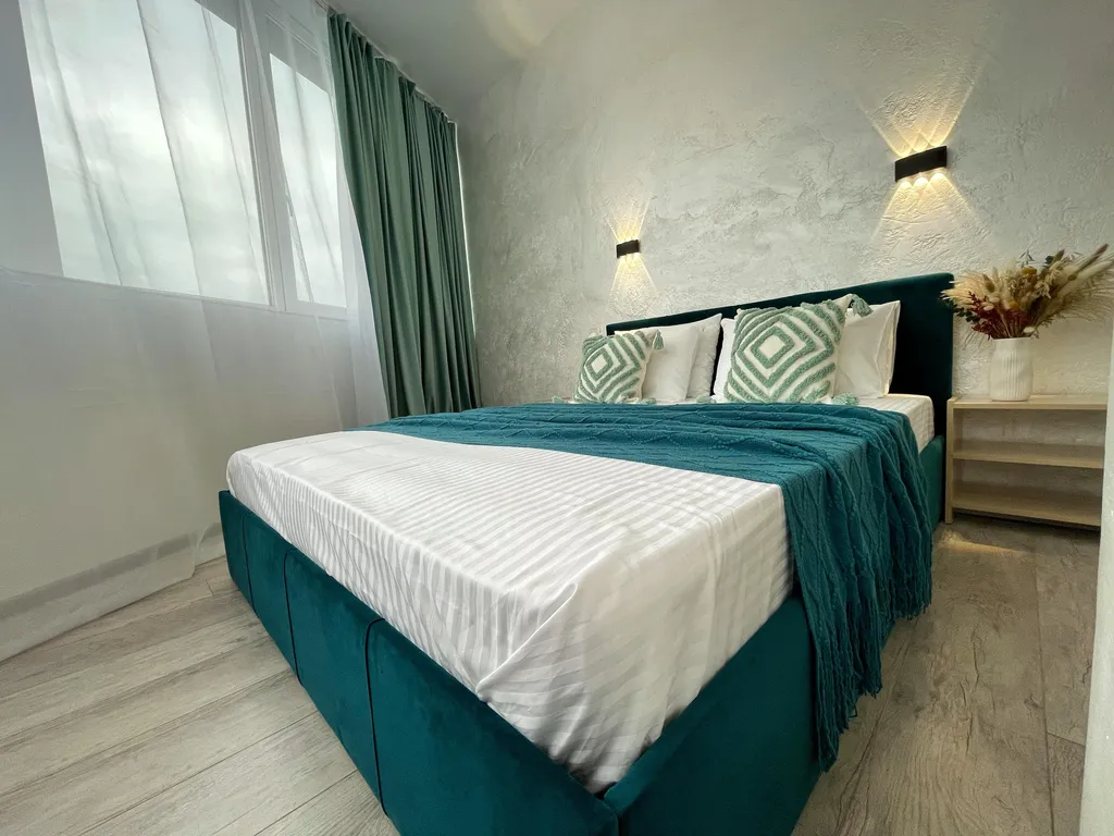 Апартаменты для четверых с видом на горы и море