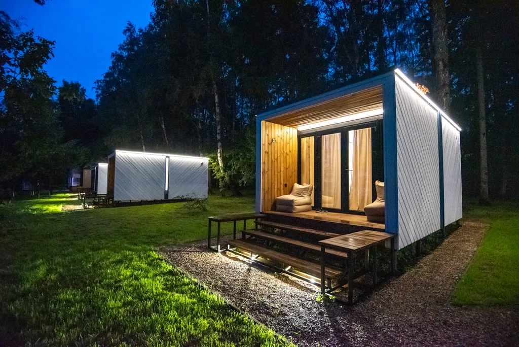 Дом-Куб на берегу Истры до 4-х человек