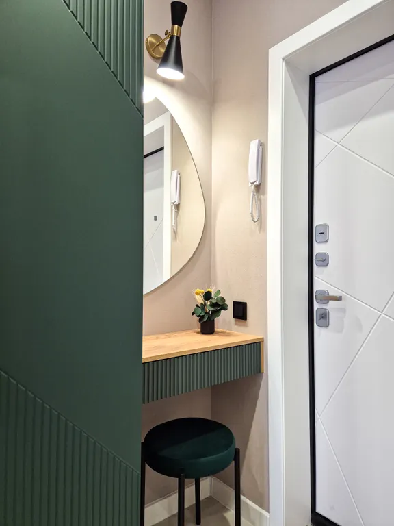 Летняя студия с дизайнерским ремонтом