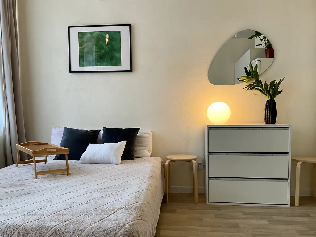 Квартира Квартира Уютная студия с окном в ванной в центре — Санкт-Петербург