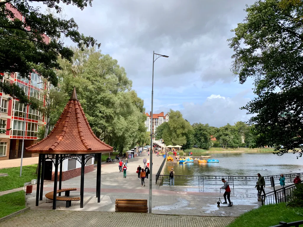 Апартаменты у озера и леса.