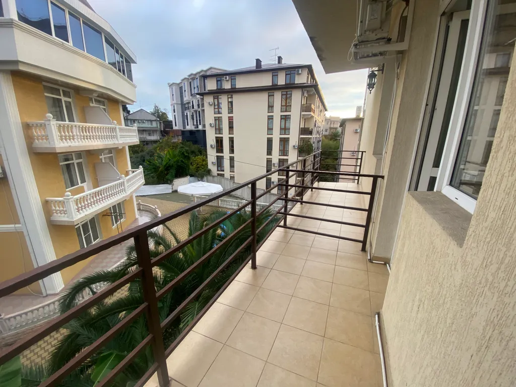 Двухместный номер с раздельными кроватями и балконом