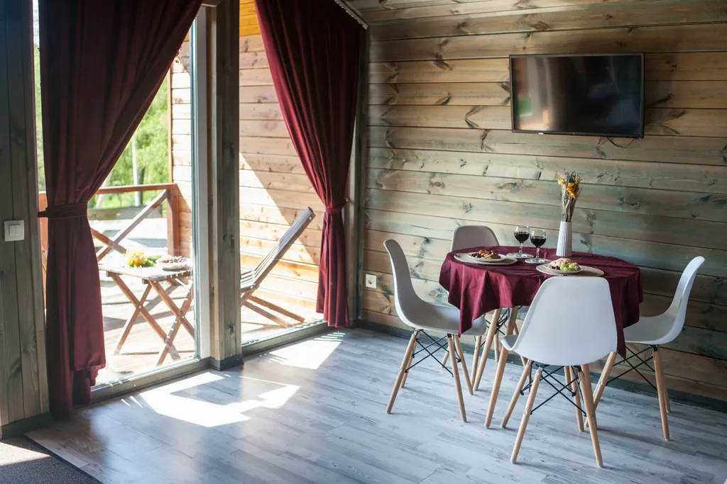 Барнхаус ЗИМА с подогреваемой купелью