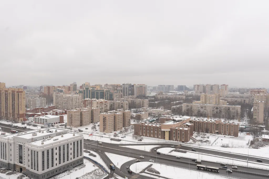 Квартира Светлая квартира-студия рядом с метро Купчино — Санкт-Петербург