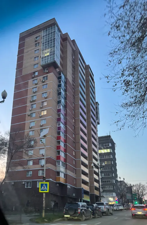 Квартира Квартира Новая уютная студия на 16 этаже в центре города — Хабаровск