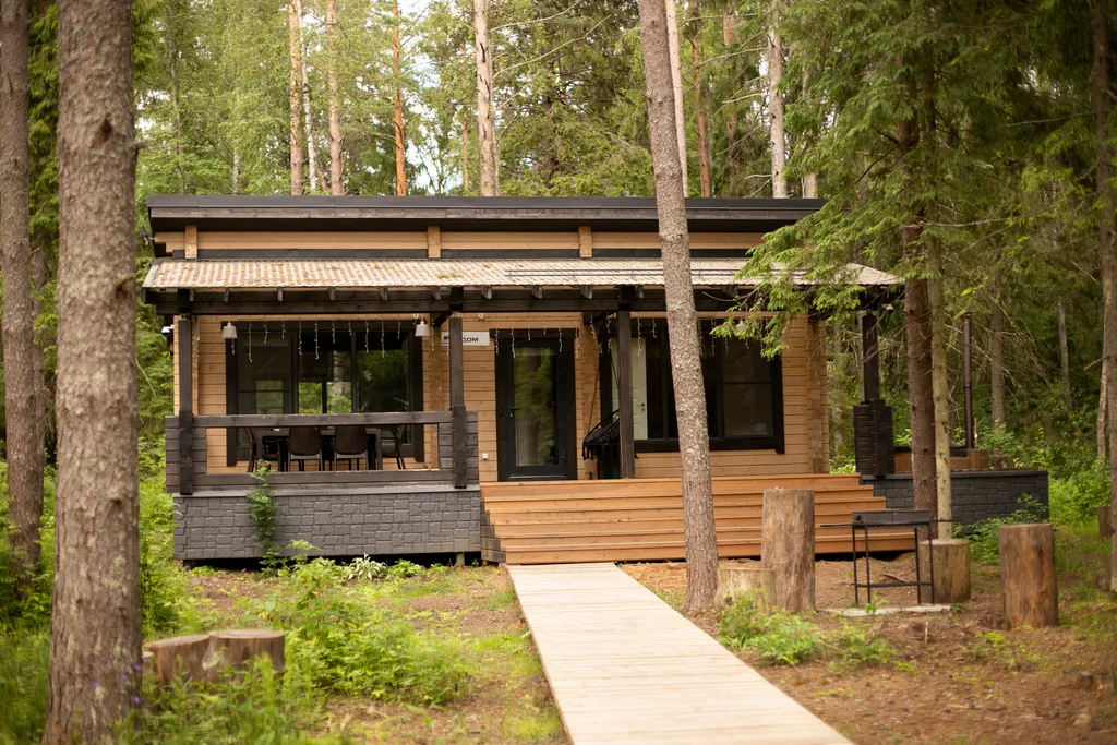 Коттедж Дом в лесу - с фурако — аренда посуточно в Валдай