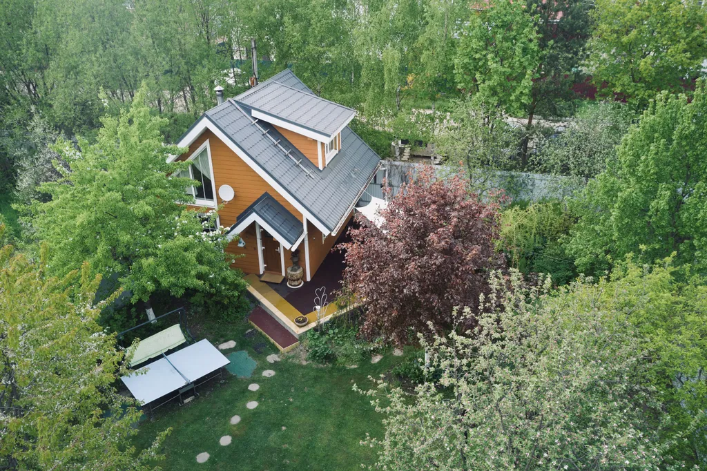 Домик-баня с камином