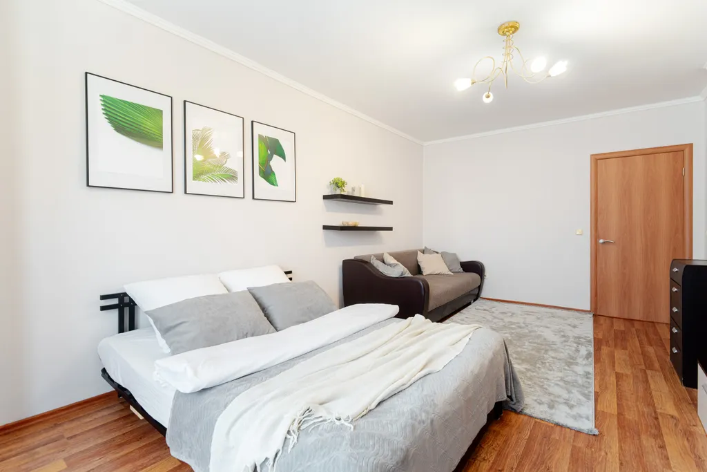 Светлая квартира для 4 гостей с полной комплектацией