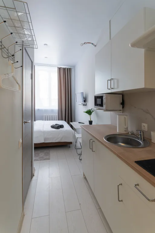 Квартира-студия с евроремонтом