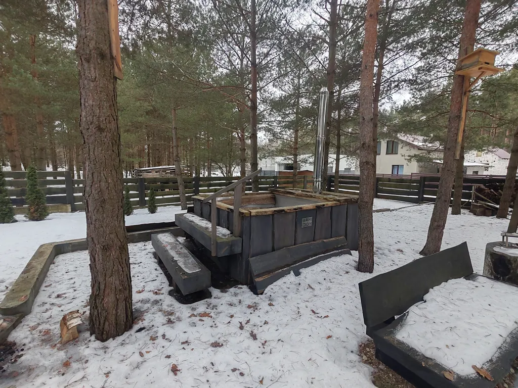 Уникальный домик с баней в лесу и тишине