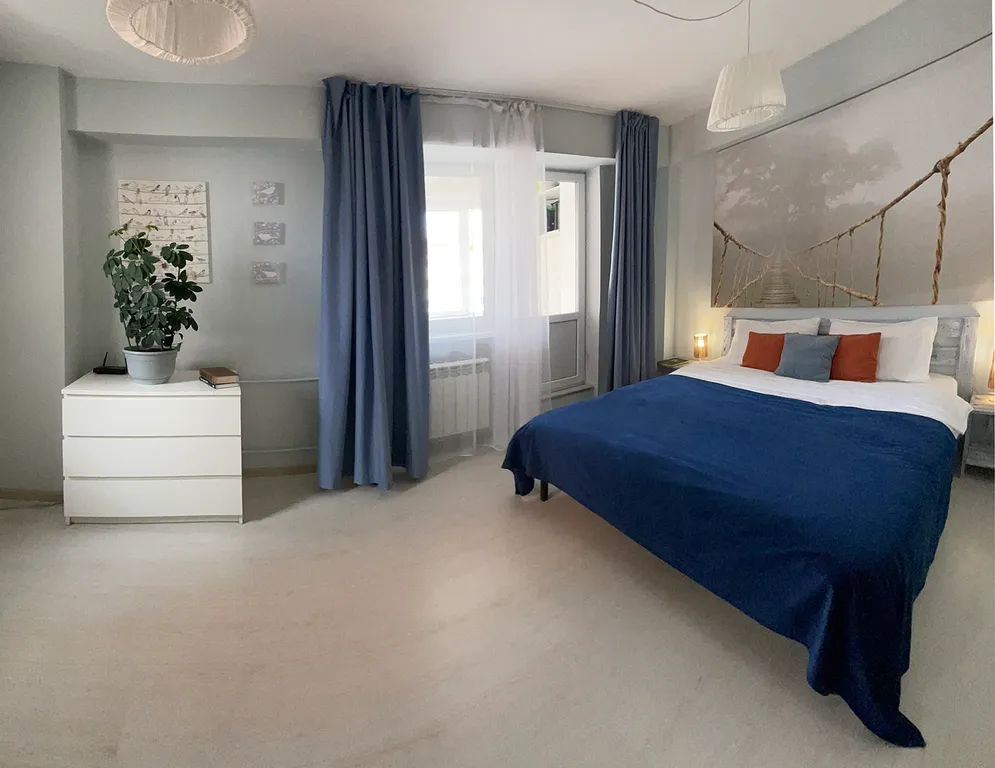 Современная двушка на 6 человек с раздельными спальнями