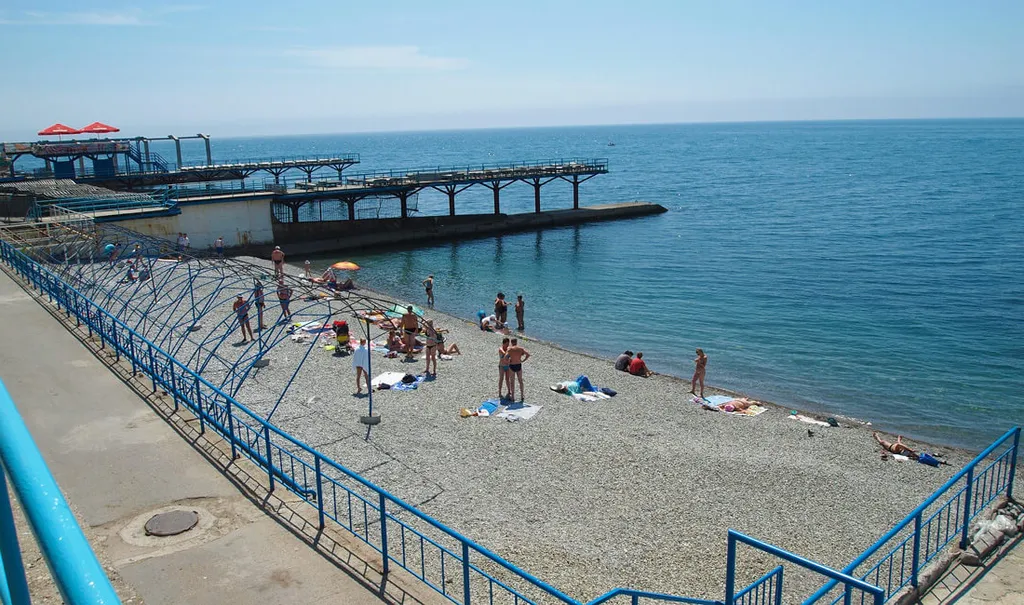 Студия с балконом и видом на море