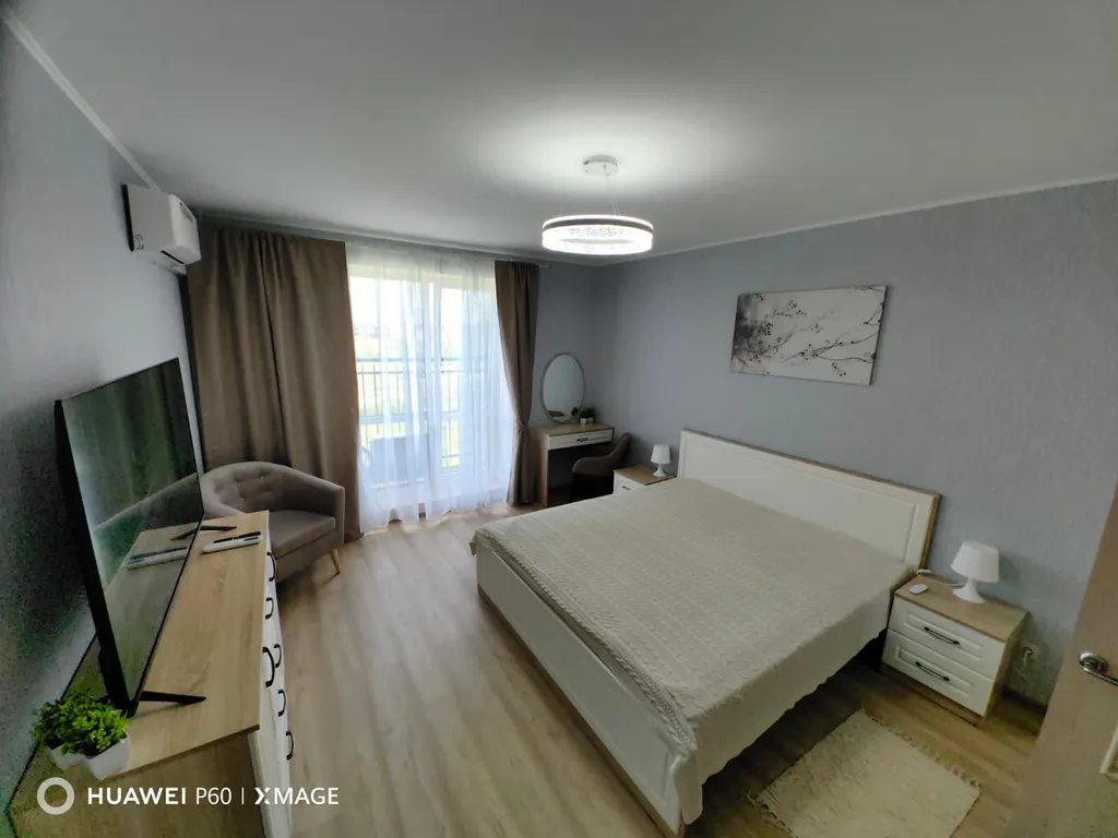 Современная видовая 1-комнатная квартира у реки в Завидово — аренда посуточно в Мокшино