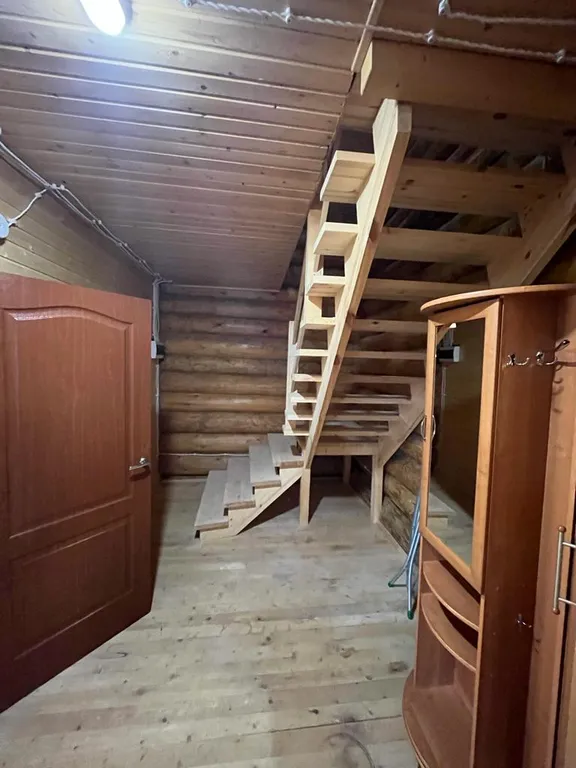 Зимний дом из бревна