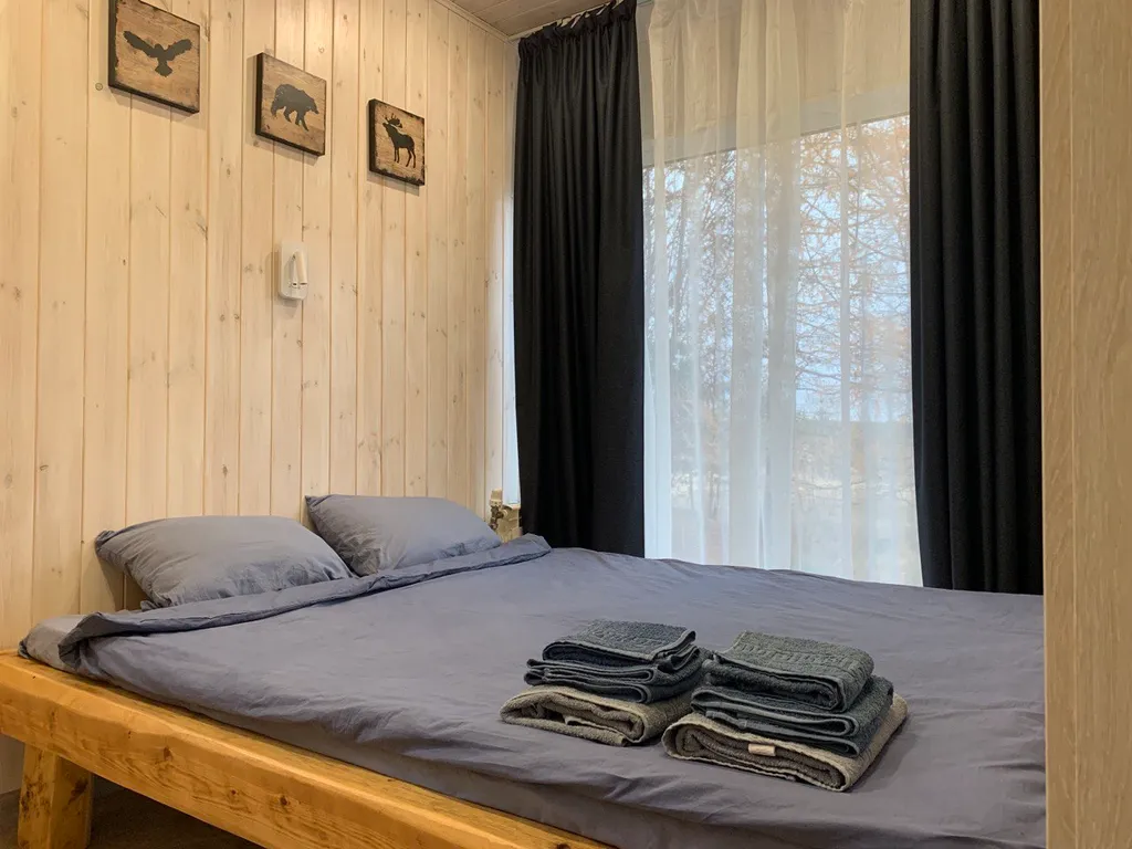 Семейный уютный домик с сауной и купелью