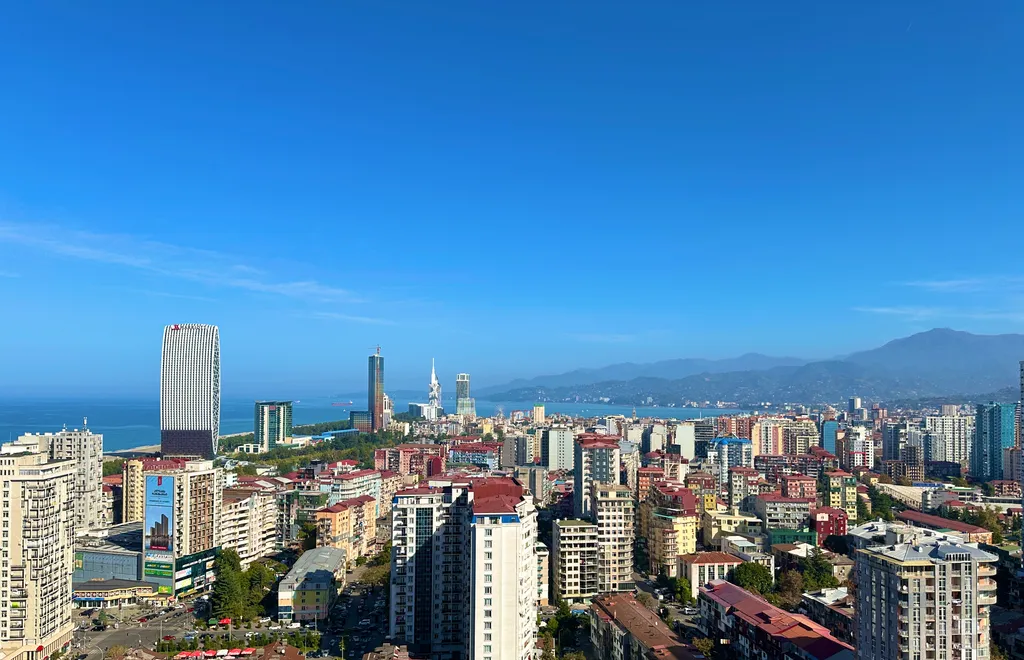 Квартира Квартира Зелёный балкон с видом на город — Батуми