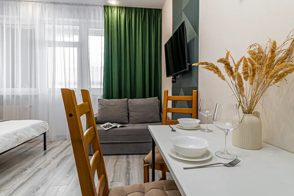 Квартира Квартира Студия для 3 гостей в ЖК Друзья — Краснодар