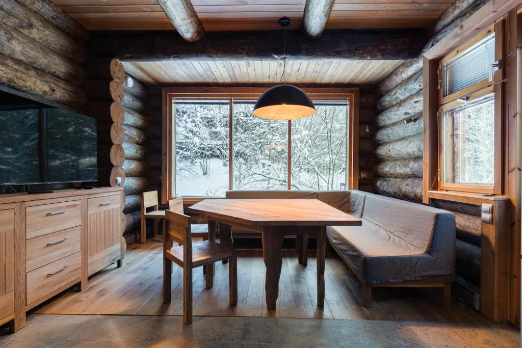 Дом из бревна kelo