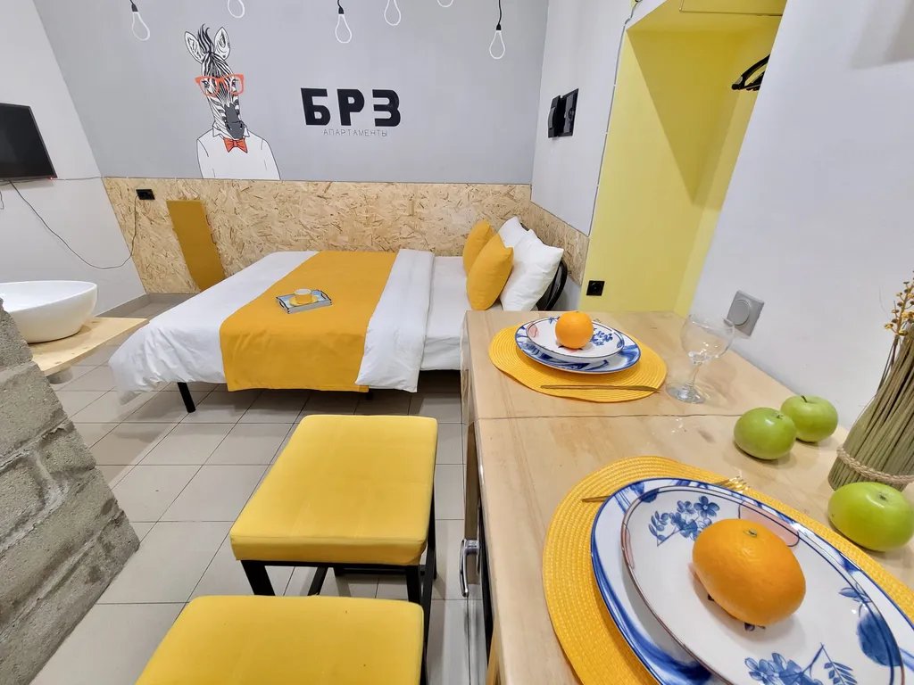 Апартамент лофт зебра