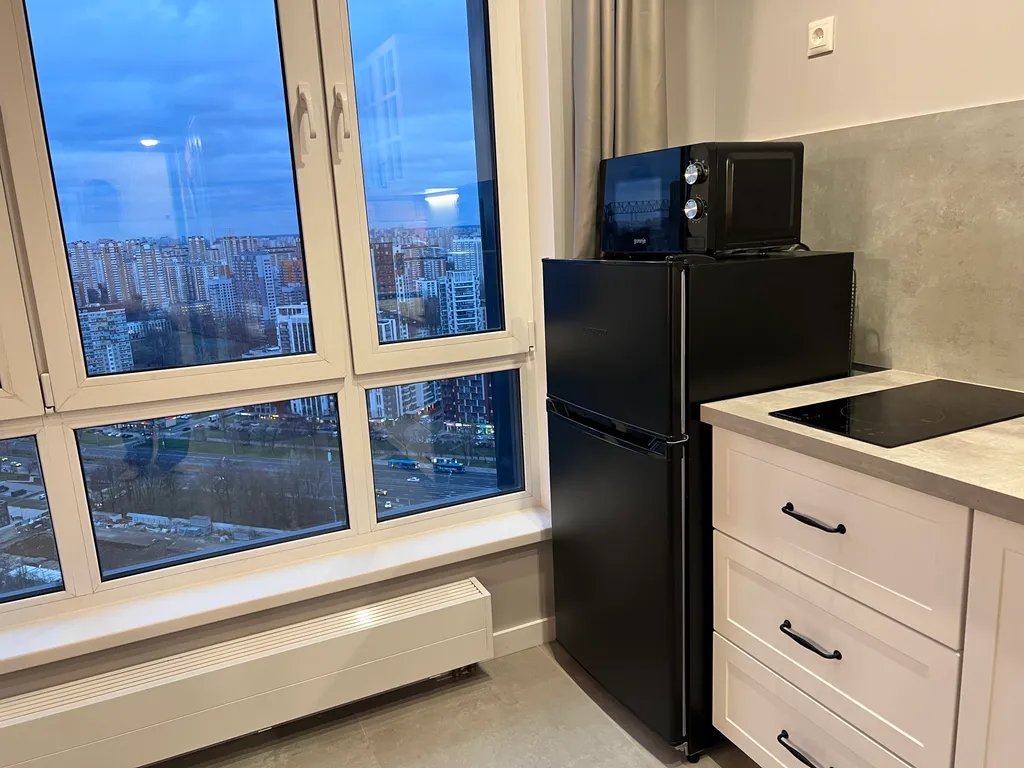 Квартира Квартира с 3 панорамными окнами на 33 этаже — Москва