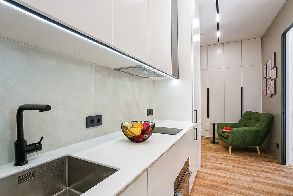 Стильная квартира Чайка с видом на море