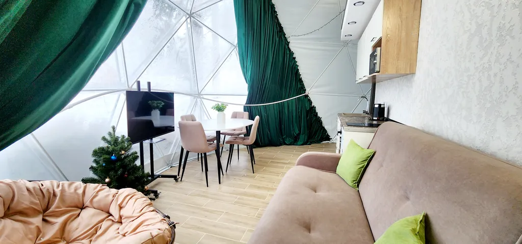 Уютный купольный дом 2