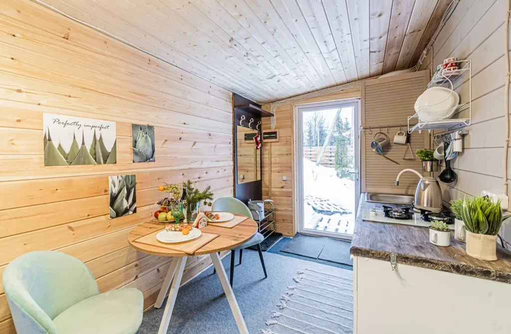 Дом 36m2 — чан, кухня, Wi-Fi