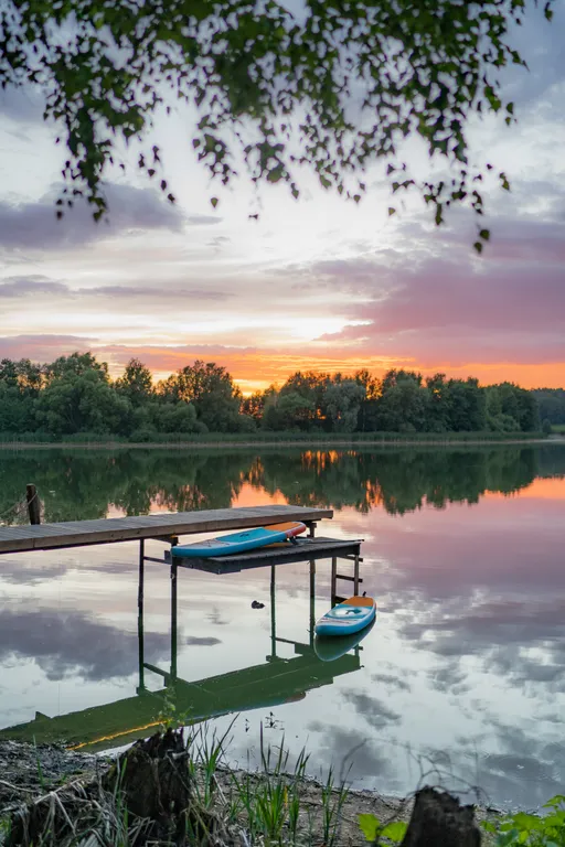 Домик с банькой и видом на озеро