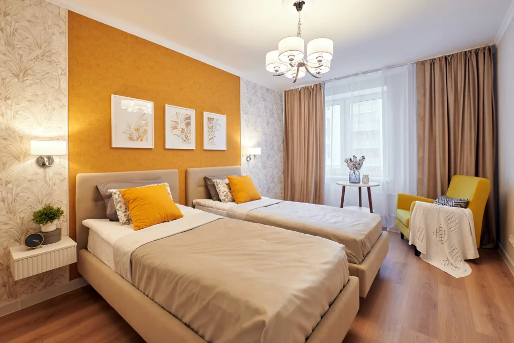 Квартира Квартира Тучков Арт Деко — Песочный