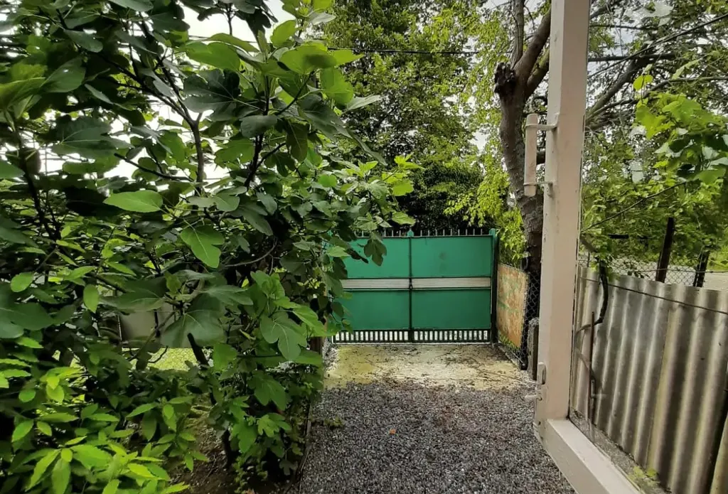 Дoмик с зеленым садом