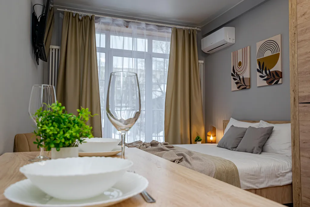 Уютная студия у цирка