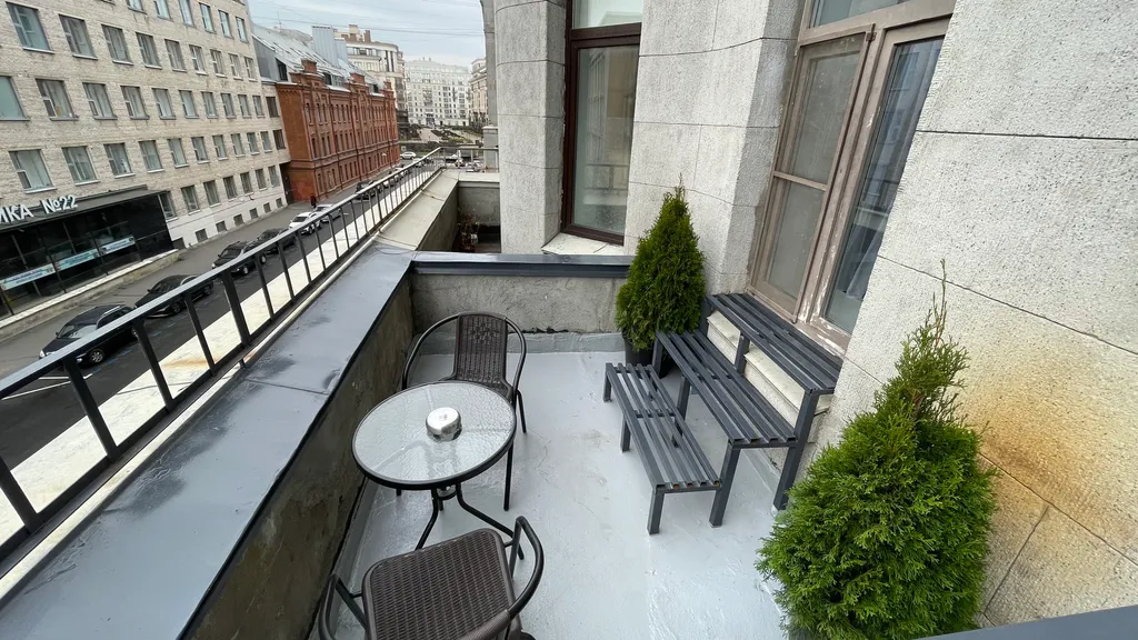 Студия с уютным балконом 2Risto Apartments