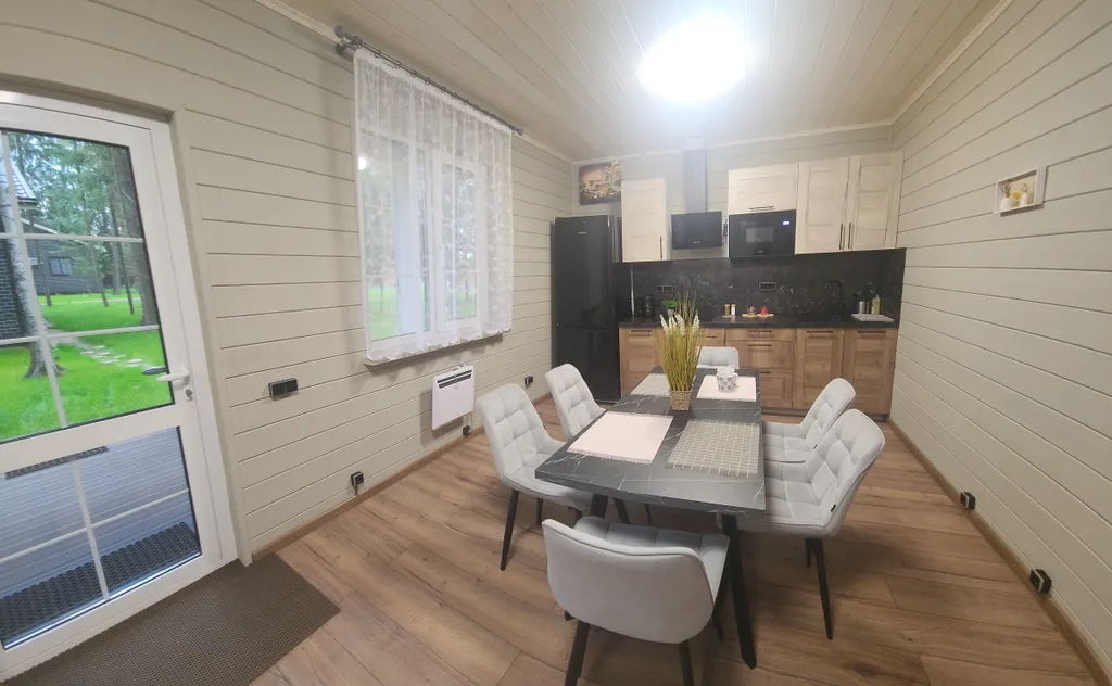 Коттедж в Forest house с сауной в лесу