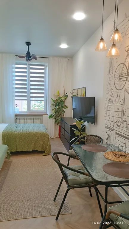 Центр. Атмосферная студия на 4-м этаже для некурящих