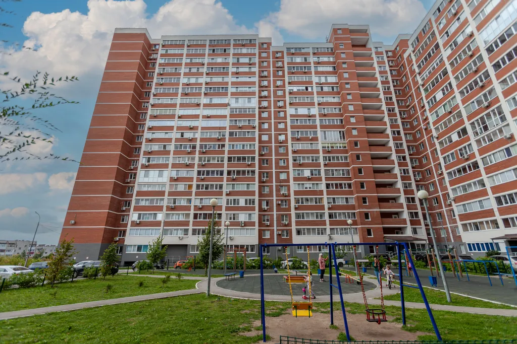 Однокомнатная квартира с видом на Волгу