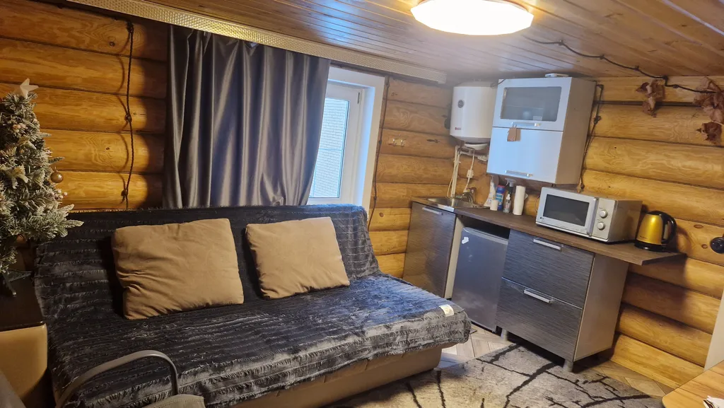 Коттедж Бревенчатый новый дом с баней и банным чаном — аренда посуточно в Домодедово