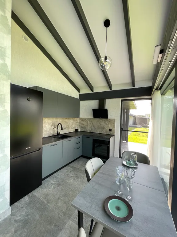 Коттедж Коттедж Фахверк с панорамным остеклением — Васькино