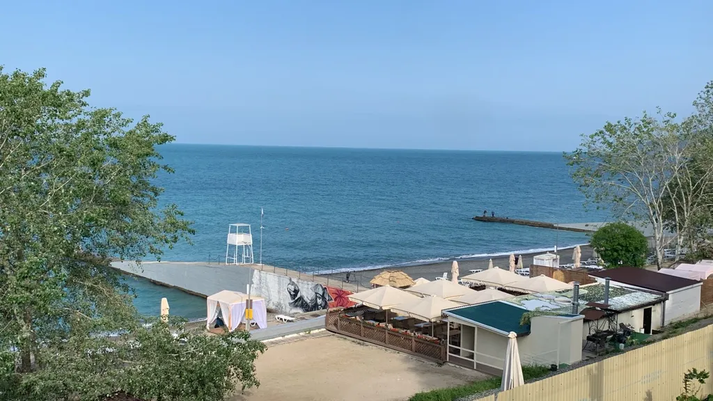 Квартира у моря  с большим балконом в ЖК Посейдон
