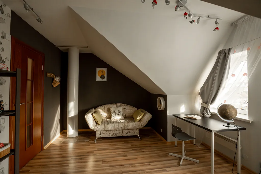 Семейный таунхаус с камином и сауной