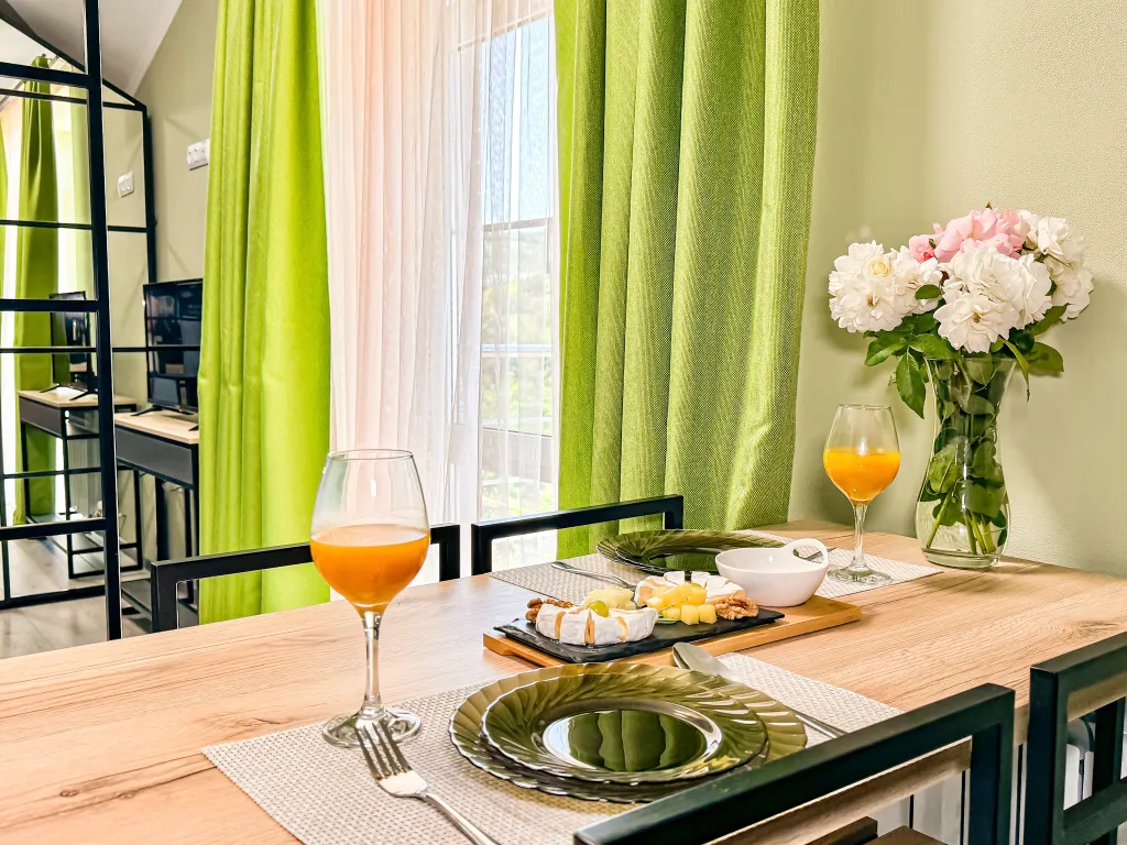 Уютная квартира-студия с балконом