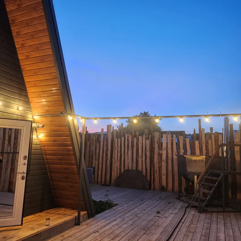 Треугольный дом на Камском море