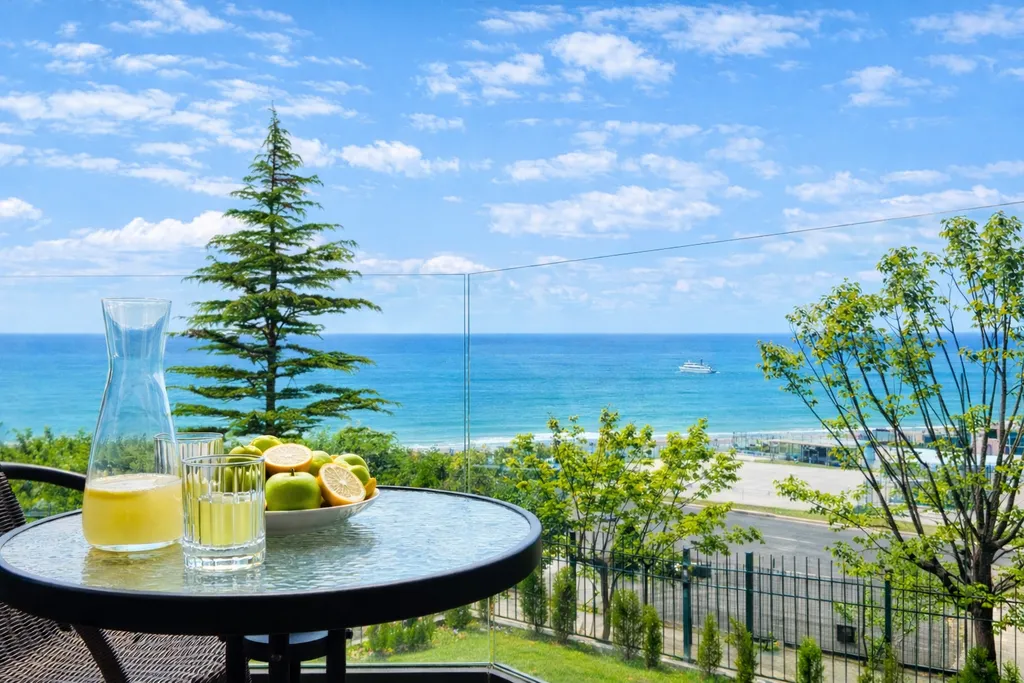 Квартира Квартира Премиум с видом на море и балконом — Лазаревское