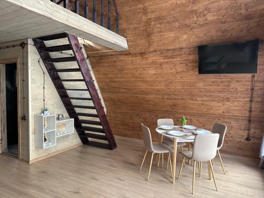 Коттедж Коттедж А-фрейм в живописном месте — Архыз