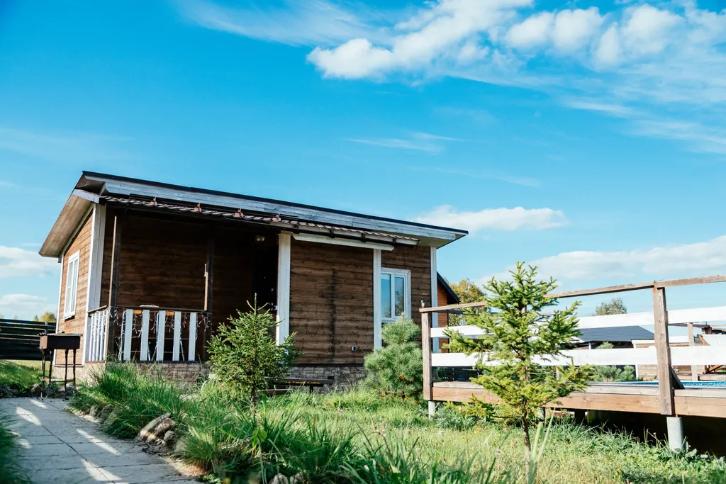 Уютный домик на горнолыжном склоне