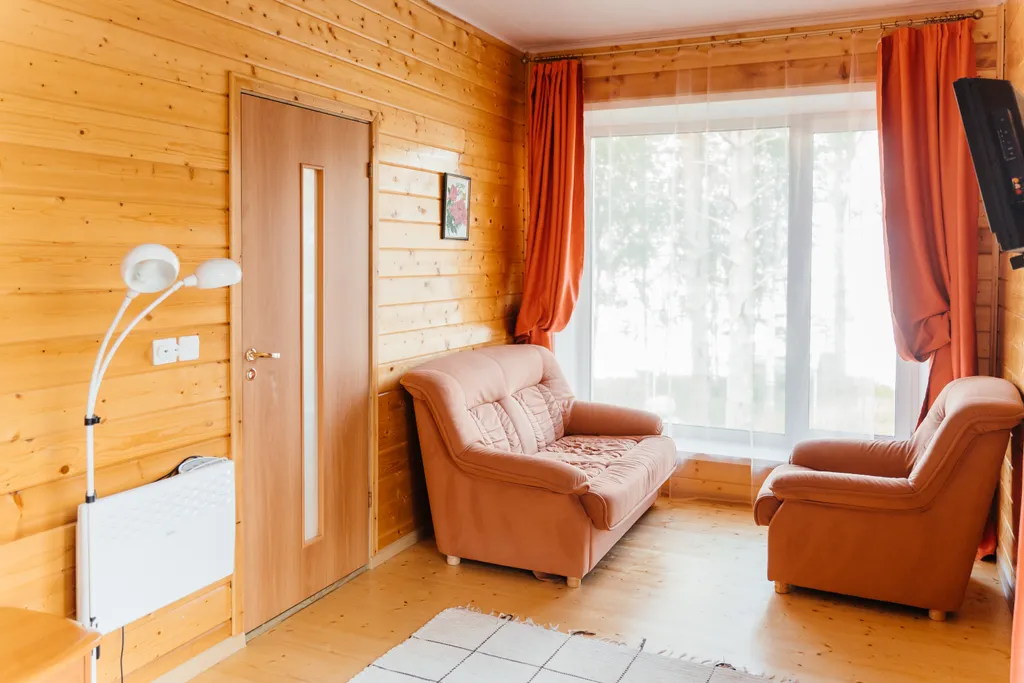 Дом на Сямозере у пляжа