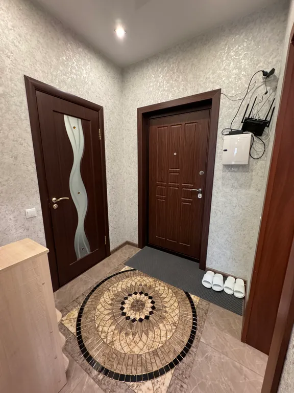 Современная квартира-студия рядом с ТРЦ Аура