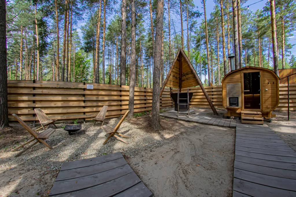 Коттедж 50m2 — чан, кухня, Wi-Fi