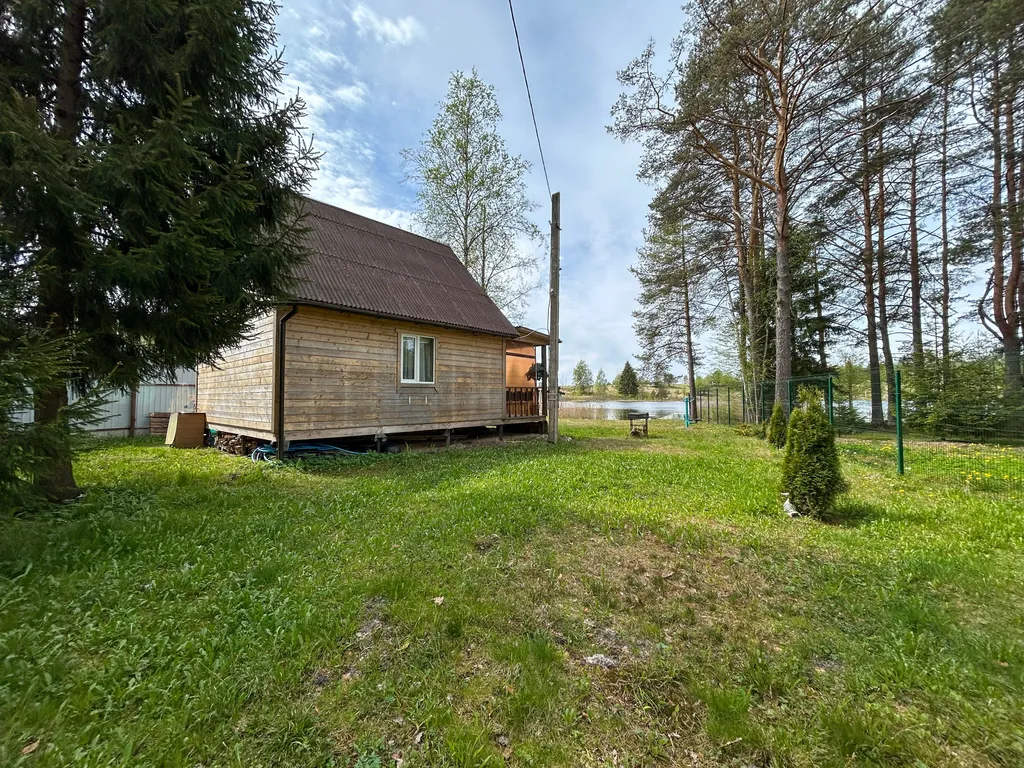 Дом 60m2 — баня, чан, пирс с выходом в озеро