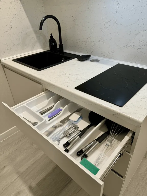 Квартира Студия с дизайнерским ремонтом для двоих — Лыткарино